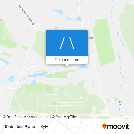 Карта Ювілейна Вулиця