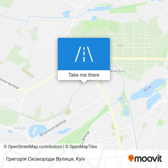 Григорія Сковороди Вулиця map