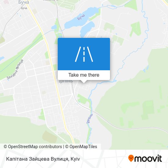 Капітана Зайцева Вулиця map