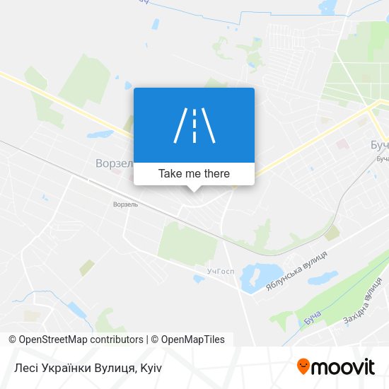 Лесі Українки Вулиця map