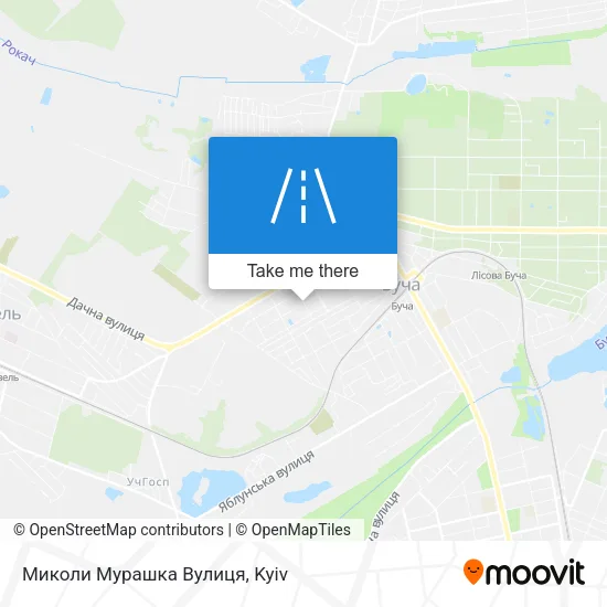 Карта Миколи Мурашка Вулиця