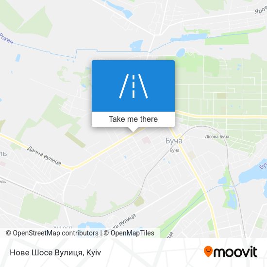 Нове Шосе Вулиця map