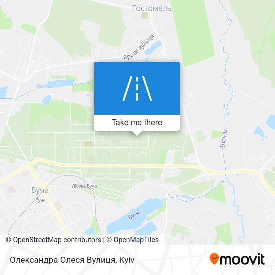 Олександра Олеся Вулиця map