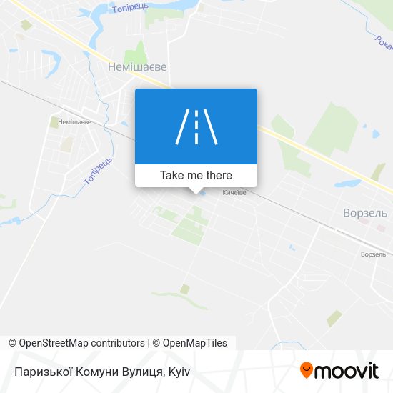 Паризької Комуни Вулиця map