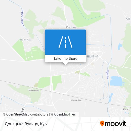 Карта Донецька Вулиця