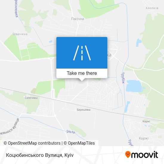 Коцюбинського Вулиця map