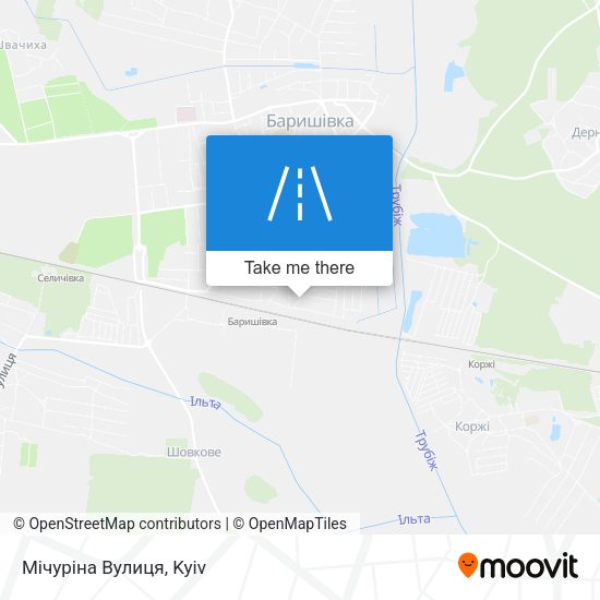 Мічуріна Вулиця map