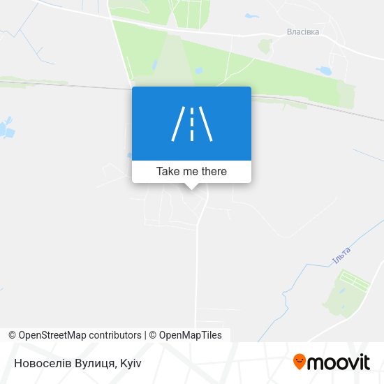 Новоселів Вулиця map