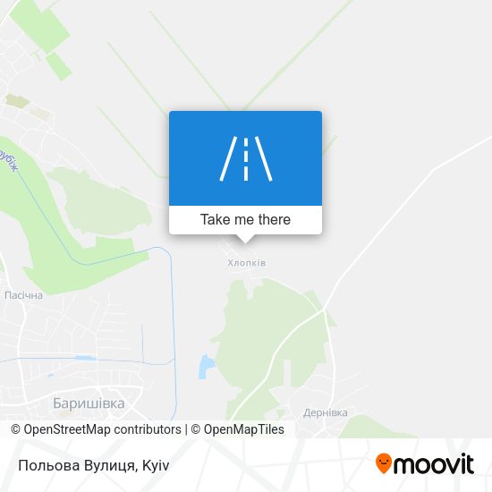 Польова Вулиця map