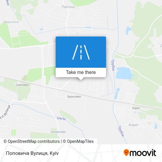 Поповича Вулиця map