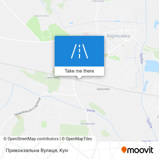 Привокзальна Вулиця map