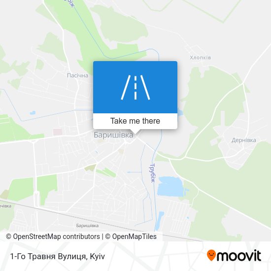 1-Го Травня Вулиця map