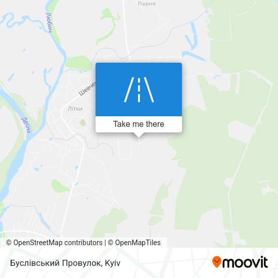 Буслівський Провулок map