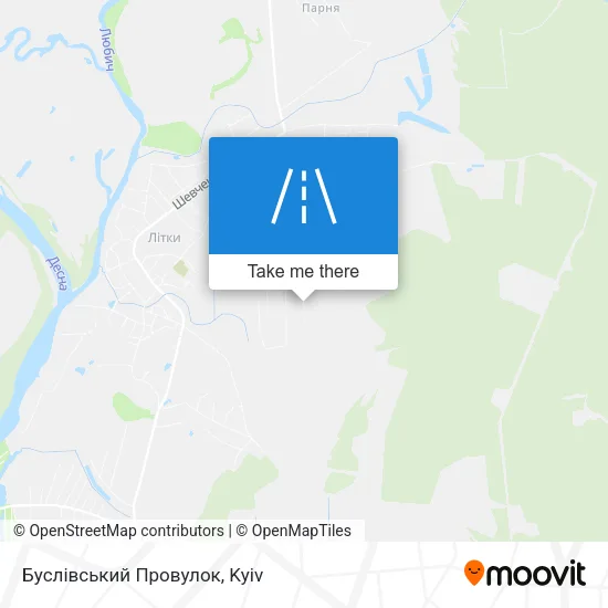 Карта Буслівський Провулок