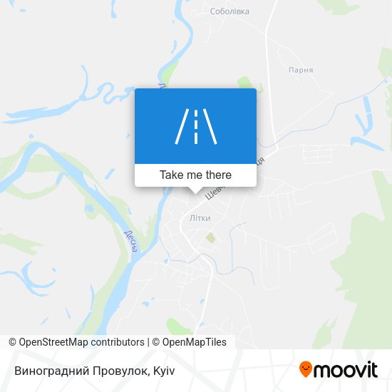 Виноградний Провулок map