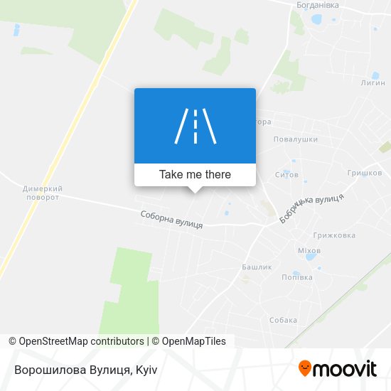 Ворошилова Вулиця map