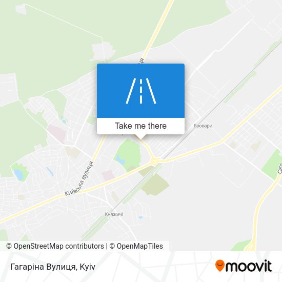 Гагаріна Вулиця map