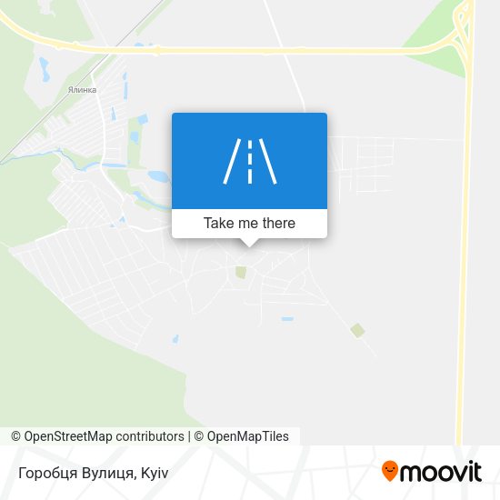 Горобця Вулиця map