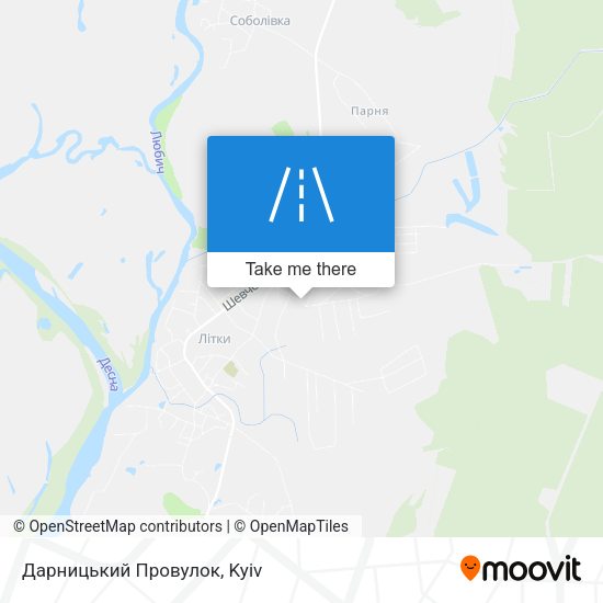 Дарницький Провулок map