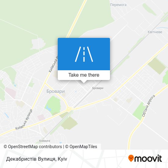 Декабристів Вулиця map