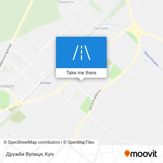 Карта Дружби Вулиця