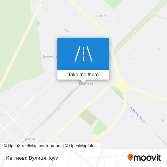 Квітнева Вулиця map