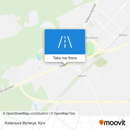 Київська Вулиця map