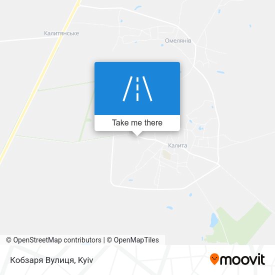 Кобзаря Вулиця map