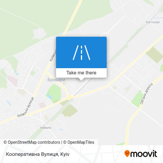 Кооперативна Вулиця map