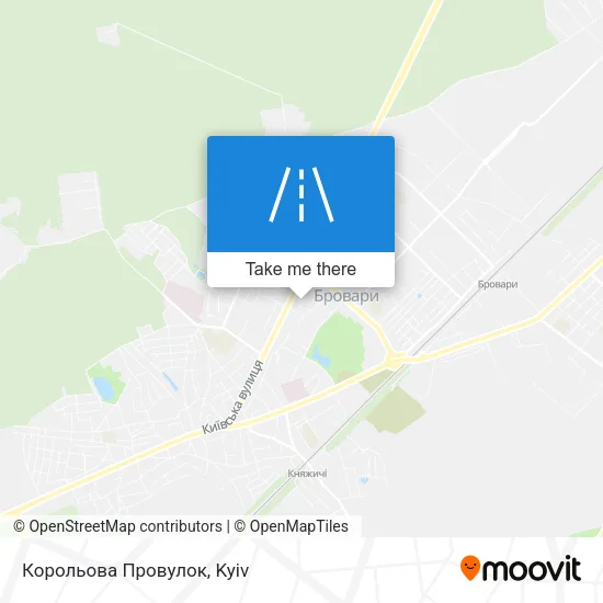 Карта Корольова Провулок