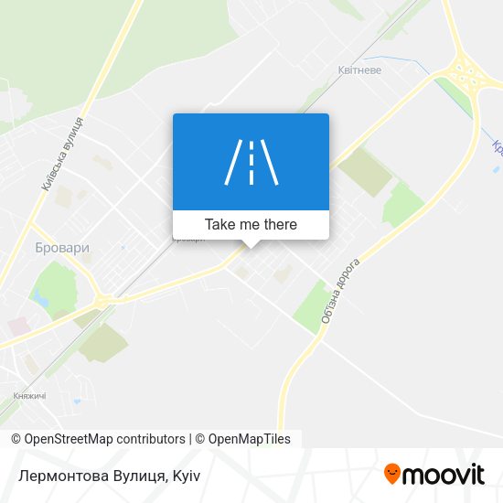 Лермонтова Вулиця map