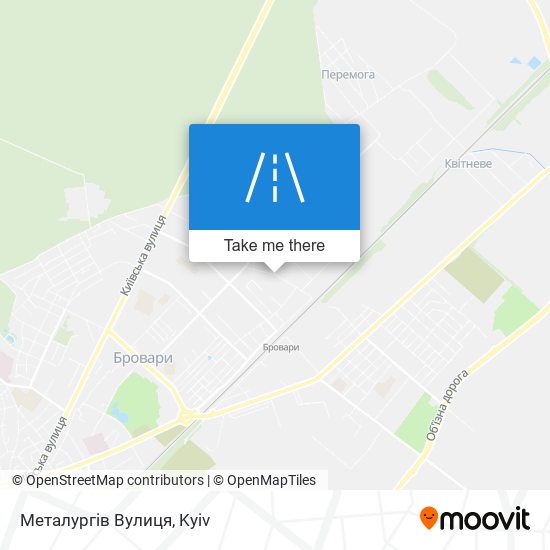 Металургів Вулиця map