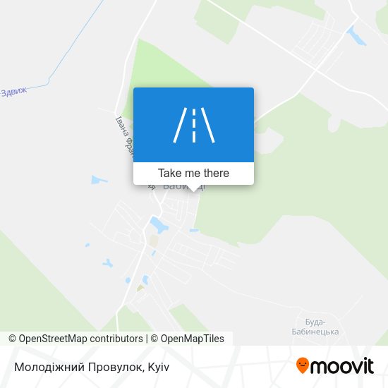 Молодіжний Провулок map