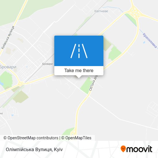 Олімпійська Вулиця map