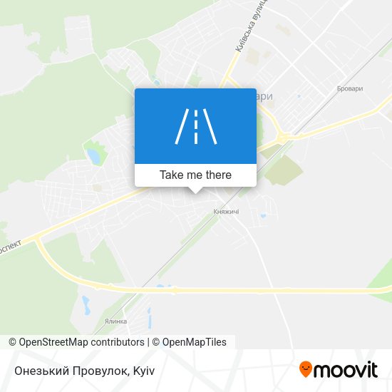 Онезький Провулок map