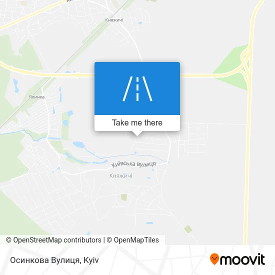 Карта Осинкова Вулиця