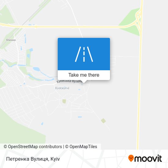 Петренка Вулиця map