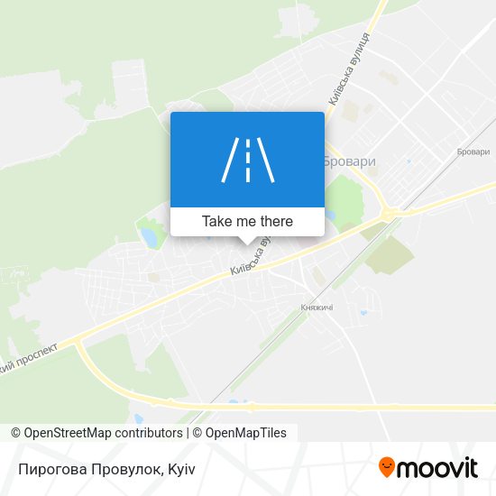 Пирогова Провулок map