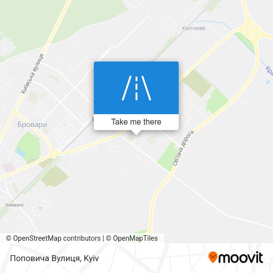 Поповича Вулиця map