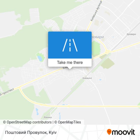 Поштовий Провулок map