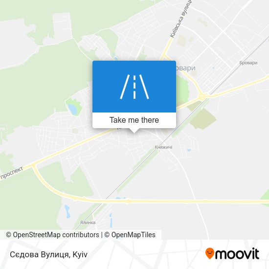 Сєдова Вулиця map