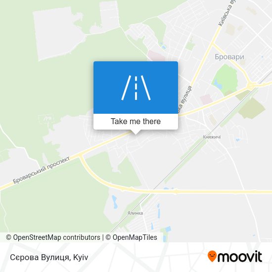 Сєрова Вулиця map