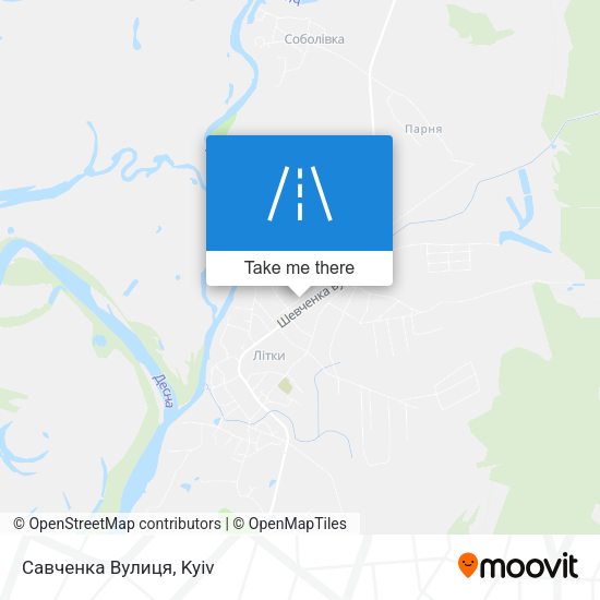 Савченка Вулиця map