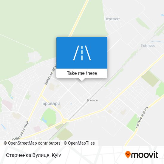 Старченка Вулиця map