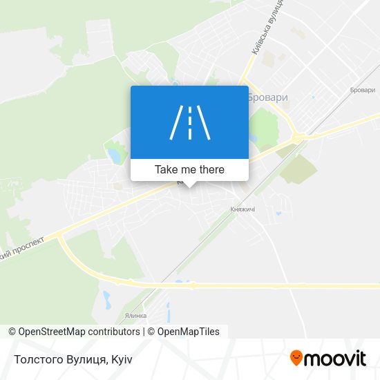 Толстого Вулиця map