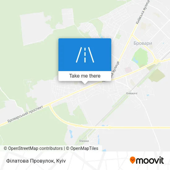 Карта Філатова Провулок