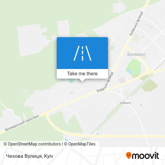 Чехова Вулиця map