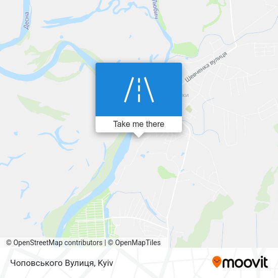 Чоповського Вулиця map