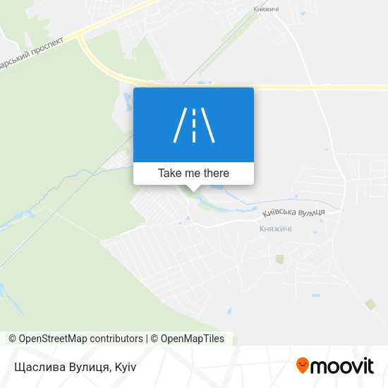 Щаслива Вулиця map