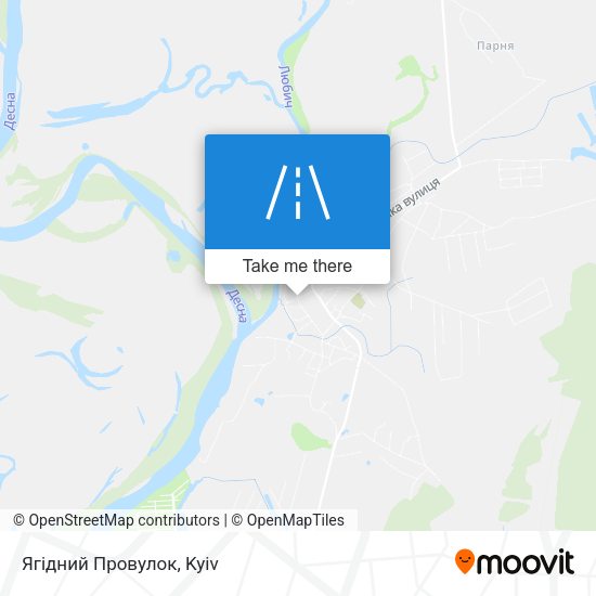 Ягідний Провулок map